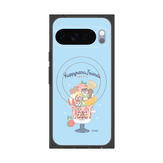 Premium Square Case with Pixelsnap［ Kuppyramu Friends - Sweets ］