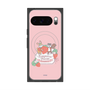Premium Square Case with Pixelsnap［ Kuppyramu Friends - Strawberry ］