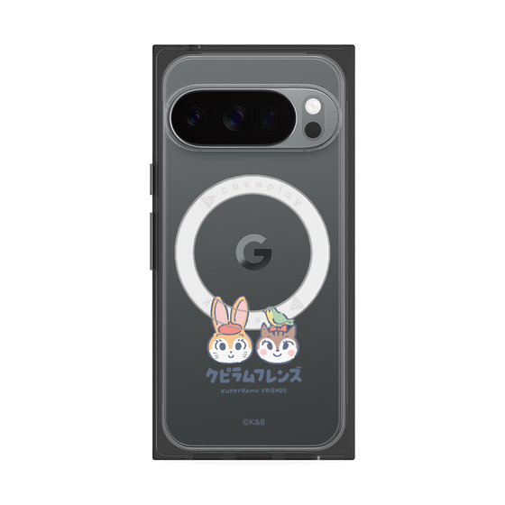 Premium Square Case with Pixelsnap［ Kuppyramu Friends - Logo - Nakayoshi  ］