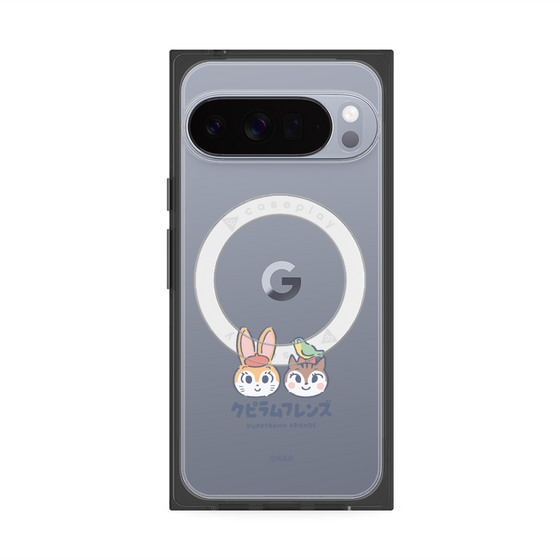 Premium Square Case with Pixelsnap［ Kuppyramu Friends - Logo - Nakayoshi  ］