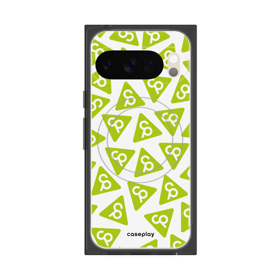 Premium Square Case with Pixelsnap［ Original - CASEPLAY Logo Mark - Green ］