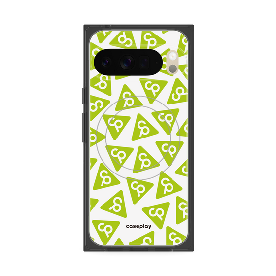 Premium Square Case with Pixelsnap［ Original - CASEPLAY Logo Mark - Green ］