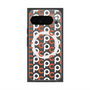 Premium Square Case with Pixelsnap［ Original - CASEPLAY Initial All-over Pattern - Orange ］