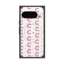 Premium Square Case with Pixelsnap［ Original - CASEPLAY Initial All-over Pattern - Pink ］