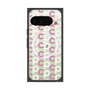 Premium Square Case with Pixelsnap［ Original - CASEPLAY Initial All-over Pattern - Pink ］