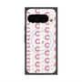 Premium Square Case with Pixelsnap［ Original - CASEPLAY Initial All-over Pattern - Pink ］