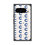 Premium Square Case with Pixelsnap［ Original - CASEPLAY Initial All-over Pattern - Navy ］