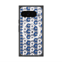 Premium Square Case with Pixelsnap［ Original - CASEPLAY Initial All-over Pattern - Navy ］