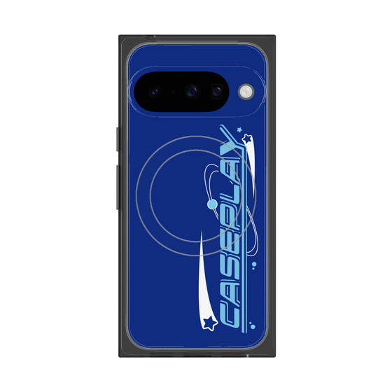 Premium Square Case with Pixelsnap［ Original - Y2K Arrange - Blue ］