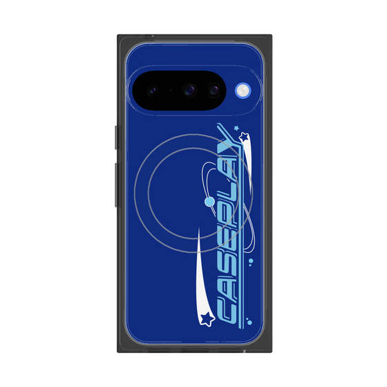 Premium Square Case with Pixelsnap［ Original - Y2K Arrange - Blue ］