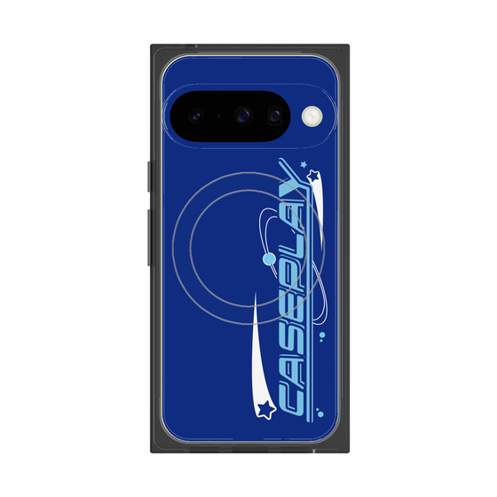 Premium Square Case with Pixelsnap［ Original - Y2K Arrange - Blue ］