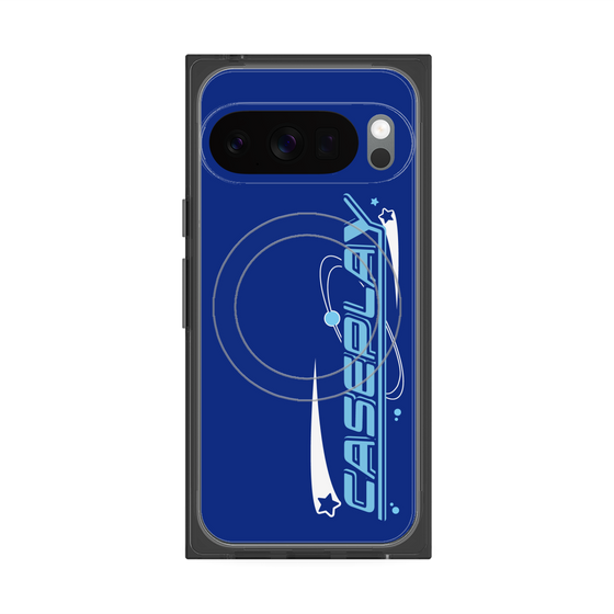 Premium Square Case with Pixelsnap［ Original - Y2K Arrange - Blue ］