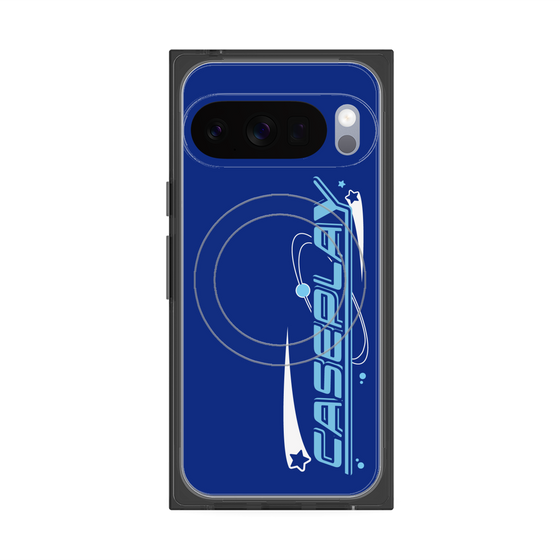 Premium Square Case with Pixelsnap［ Original - Y2K Arrange - Blue ］