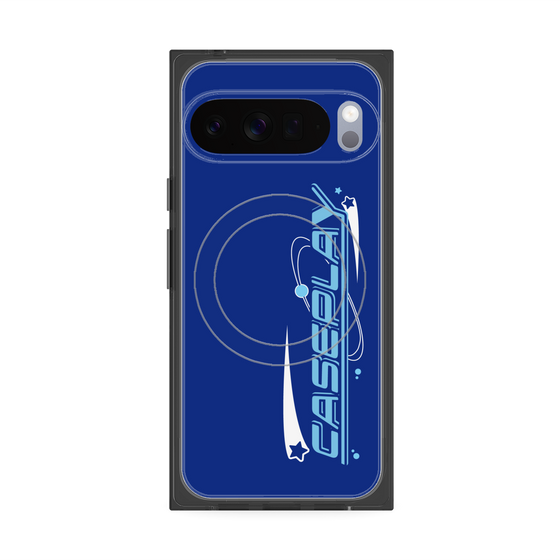 Premium Square Case with Pixelsnap［ Original - Y2K Arrange - Blue ］