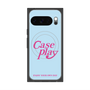 Premium Square Case with Pixelsnap［ Original - ENJOY YOUR OWN DAY - Light Blue ］