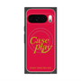 Premium Square Case with Pixelsnap［ Original - ENJOY YOUR OWN DAY - Red ］