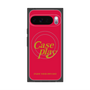 Premium Square Case with Pixelsnap［ Original - ENJOY YOUR OWN DAY - Red ］