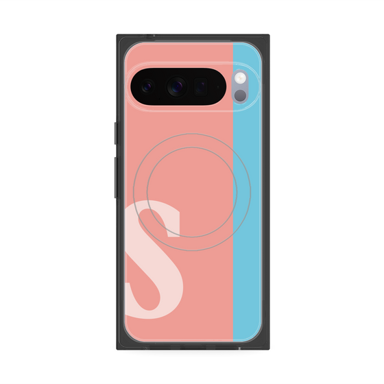 Premium Square Case with Pixelsnap［ Original - initial color line - S pink ］