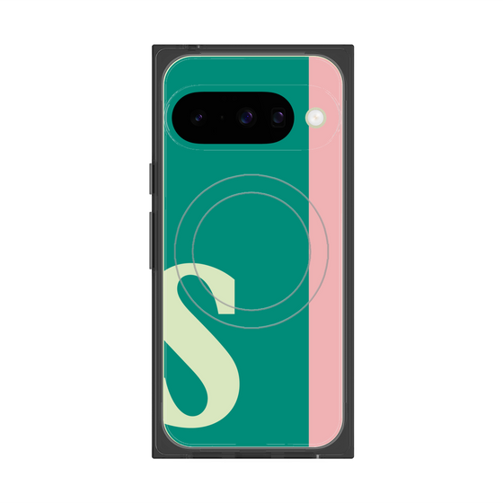 Premium Square Case with Pixelsnap［ Original - initial color line - S green ］