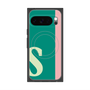 Premium Square Case with Pixelsnap［ Original - initial color line - S green ］