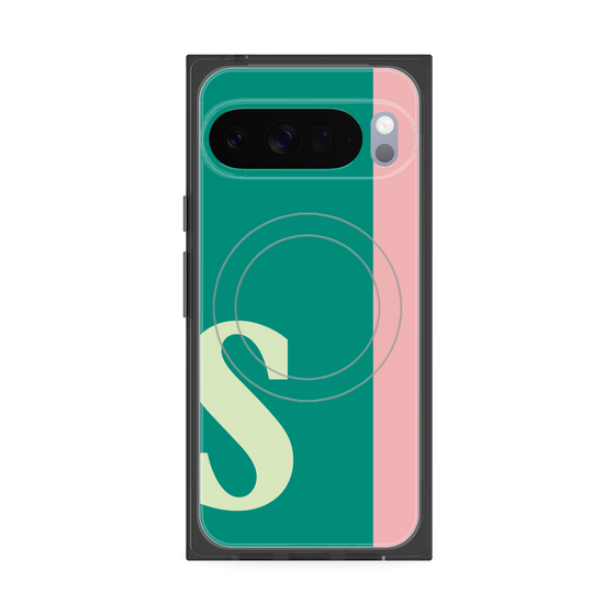 Premium Square Case with Pixelsnap［ Original - initial color line - S green ］