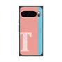 Premium Square Case with Pixelsnap［ Original - initial color line - T pink ］