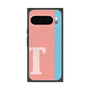 Premium Square Case with Pixelsnap［ Original - initial color line - T pink ］