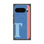 Premium Square Case with Pixelsnap［ Original - initial color line - T blue ］