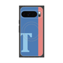Premium Square Case with Pixelsnap［ Original - initial color line - T blue ］