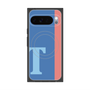 Premium Square Case with Pixelsnap［ Original - initial color line - T blue ］