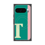 Premium Square Case with Pixelsnap［ Original - initial color line - T green ］