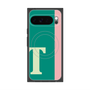 Premium Square Case with Pixelsnap［ Original - initial color line - T green ］
