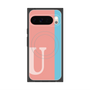 Premium Square Case with Pixelsnap［ Original - initial color line - U pink ］