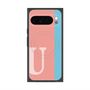 Premium Square Case with Pixelsnap［ Original - initial color line - U pink ］