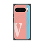 Premium Square Case with Pixelsnap［ Original - initial color line - V pink ］