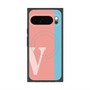 Premium Square Case with Pixelsnap［ Original - initial color line - V pink ］