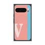 Premium Square Case with Pixelsnap［ Original - initial color line - V pink ］