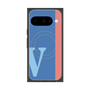 Premium Square Case with Pixelsnap［ Original - initial color line - V blue ］