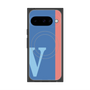 Premium Square Case with Pixelsnap［ Original - initial color line - V blue ］