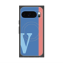 Premium Square Case with Pixelsnap［ Original - initial color line - V blue ］