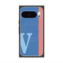 Premium Square Case with Pixelsnap［ Original - initial color line - V blue ］