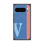 Premium Square Case with Pixelsnap［ Original - initial color line - V blue ］