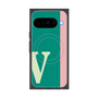 Premium Square Case with Pixelsnap［ Original - initial color line - V green ］