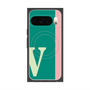 Premium Square Case with Pixelsnap［ Original - initial color line - V green ］