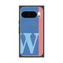 Premium Square Case with Pixelsnap［ Original - initial color line - W blue ］