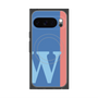 Premium Square Case with Pixelsnap［ Original - initial color line - W blue ］