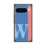 Premium Square Case with Pixelsnap［ Original - initial color line - W blue ］