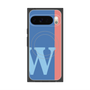 Premium Square Case with Pixelsnap［ Original - initial color line - W blue ］