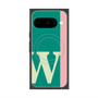 Premium Square Case with Pixelsnap［ Original - initial color line - W green ］