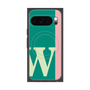 Premium Square Case with Pixelsnap［ Original - initial color line - W green ］